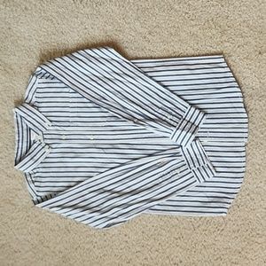 Boy's pinstripe button down